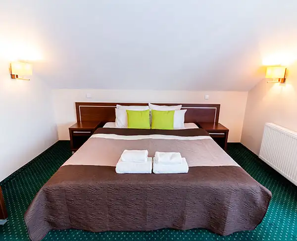 Intérieur d'un appartement à l'Hotel Lotos